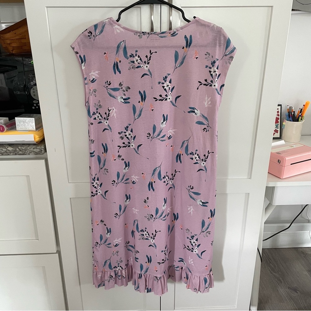 NWOT Garnet Hill Organic Cotton Gown - Picture 2 of 3